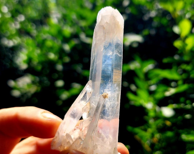 Lemurian Blue Mist Quartz-Multiple Bridges-Unique Formation