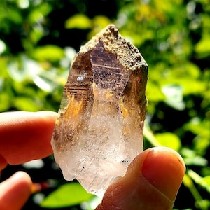 Colombian Lemurian with Calcite