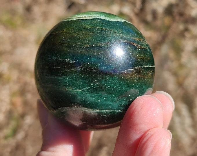 Green Kyanite Sphere