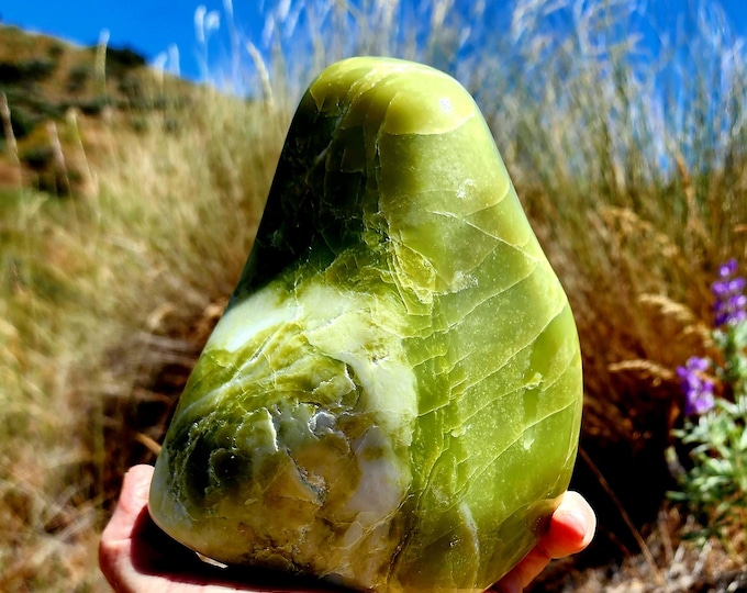 Large Polished "Healerite"-Noble Serpentine-Freeform