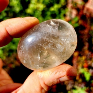 Smoky Quartz Palm Stone