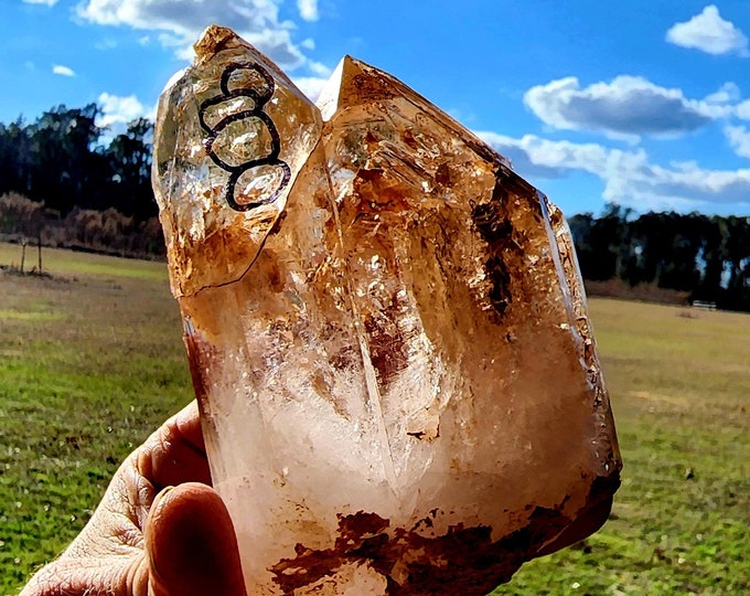Brandberg Crystal w/ Multiple Enhydros