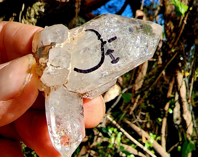 Brandberg Crystal with Enhydro