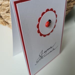 Carte anniversaire coccinelle 画像 2