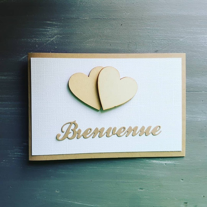 Carte bienvenue bébé félicitations naissance Bild 1