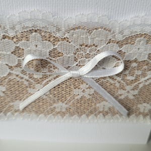 Carte félicitations mariage dentelle image 3