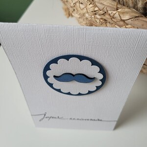 Carte anniversaire moustache homme 画像 5