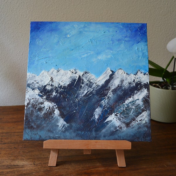 Mountain - tableau - peinture original