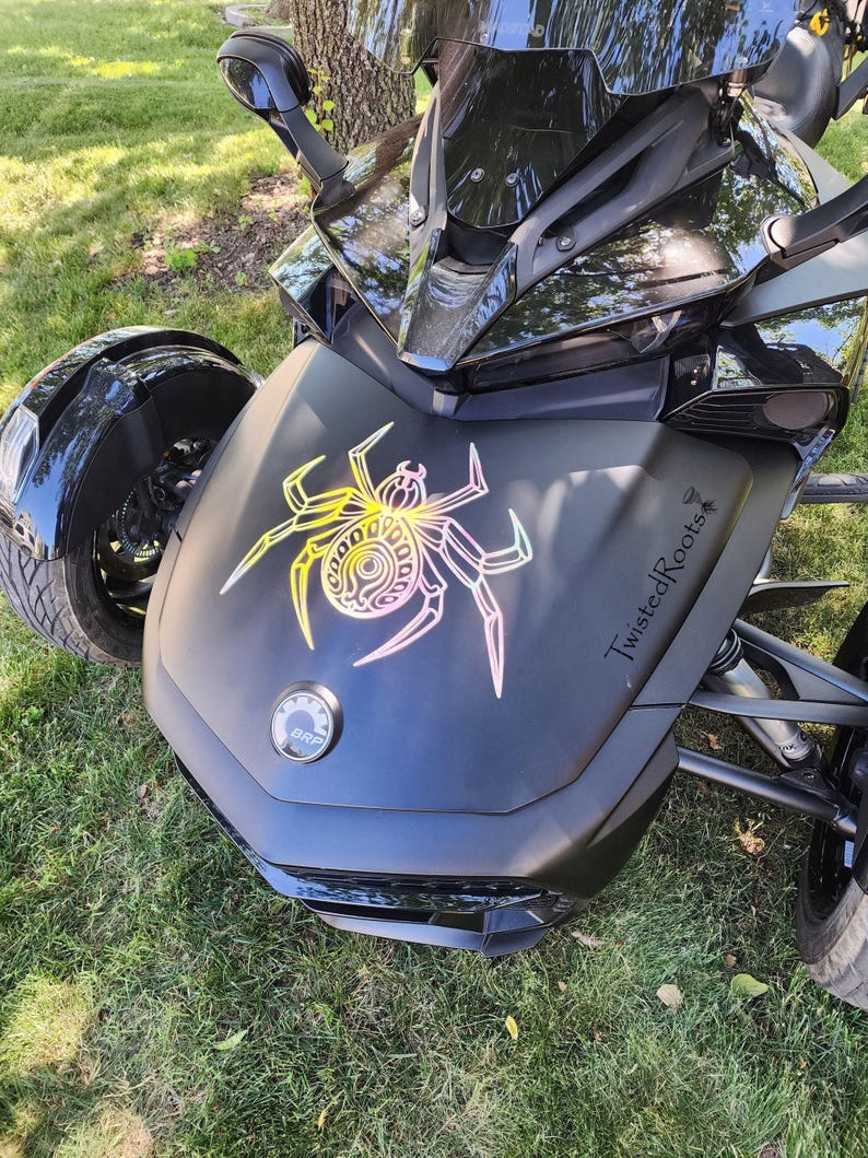 Spider Frunk Decal, Spyder, Spyder Ryder, F3, F3S, F3T, RT image 1
