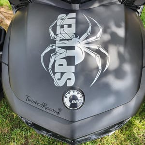 Split Spyder Frunk Decal, Spyder, Spyder Ryder, F3, F3S, F3T, F3L, RT image 2