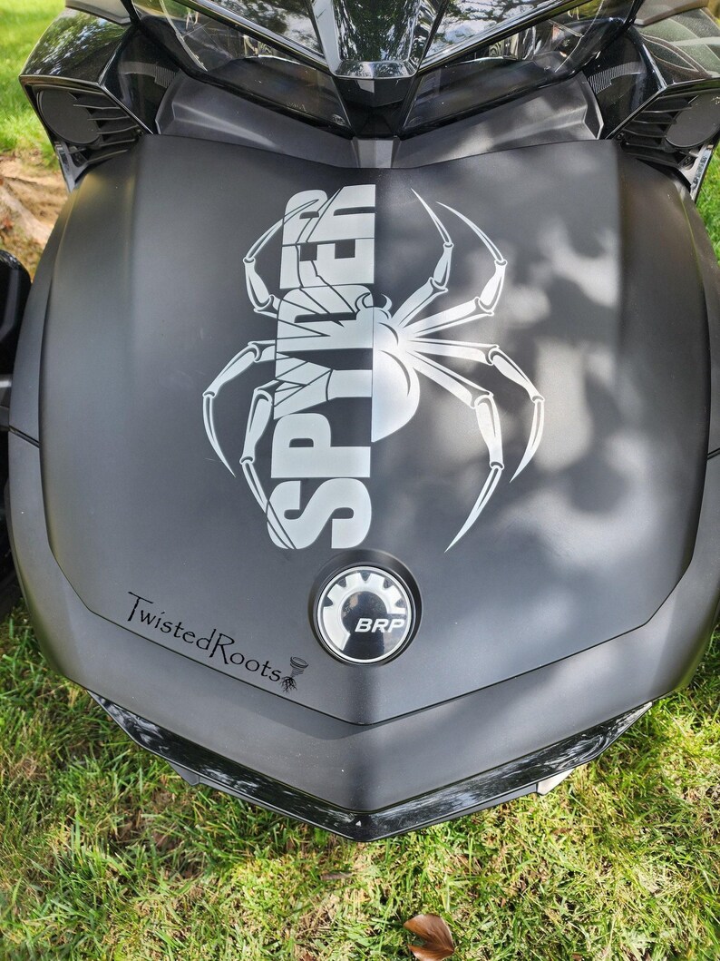 Split Spyder Frunk Decal, Spyder, Spyder Ryder, F3, F3S, F3T, F3L, RT image 2