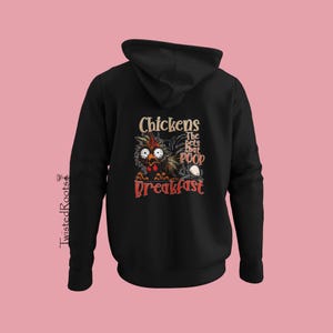 Chickens - The Pet that Poops Breakfast, Unisex Hooded Sweatshirt, Chicken Hoodie
