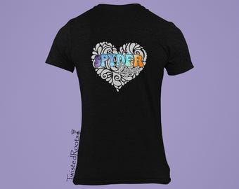 Reflective Spyder Ryder Heart, Long, Short and Sleeveless Tees, Spyder, Spyder Ryder, 3 wheel Motorcycle, Trike