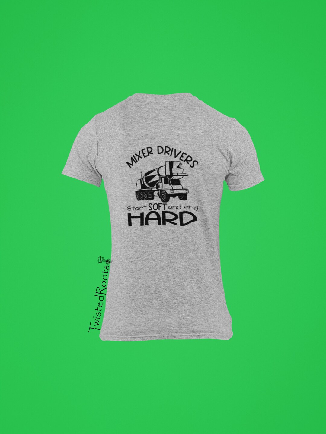 Mixer Drivers Start Soft and End Hard, Concrete Mixer Driver, Front