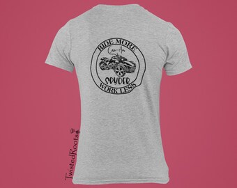 Ride More Work Less Spyder F3 Shirt: 3 Wheel Motorcycle Tee