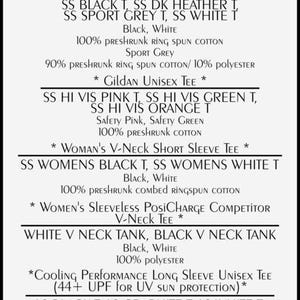 Shirt Styles and Colors