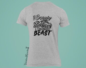 This Beauty Owns a 3 Wheel Beast, Short and Sleeveless Tees, F3L/F3T without Top Case, Spyder F3T, 3 Wheel Motorcycle, Trike