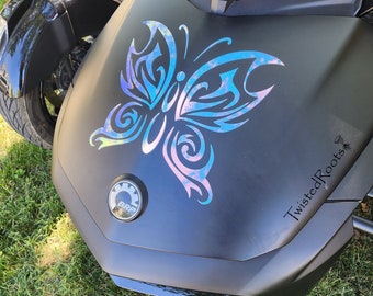 Tribal Butterfly Frunk Decal, Spyder, Ryker, F3, F3S, F3T, RT, Ryker 600, Ryker 900, Ryker Rally