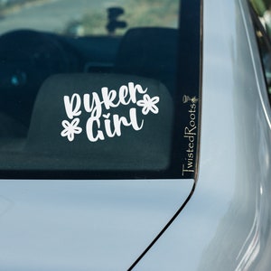 Ryker Girl Decal 3.5 x 5.5 inches, Ryker Ryder, Laptop Decal, Bumper Sticker