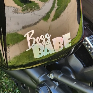 Boss Babe Decal, Laptop Decal, Bumper Sticker,
