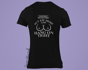 Reflective Passenger Instructions, Spyder, Long, Short and Sleeveless Tees, 3 wheel Motorcycle, Trike