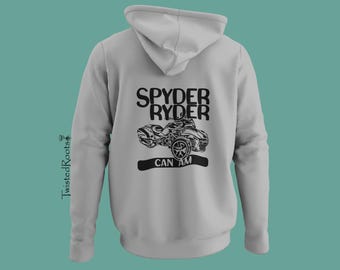 Spyder Ryder, F3L/F3T without Top Case, Unisex Hooded Sweatshirt, 3 Wheel Motorcycle, Trike