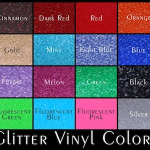 Glitter VINYL Colors
