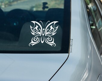 Tribal Butterfly Decal, Spyder Decal, Motorcycle Decal, Ryker Decal, Car Decal