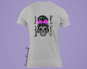 Spyder Hair Don't Care, Sugar Skull, Long, Short and Sleeveless Tees, Spyder F3, Spyder F3S, Spyder F3T, Spyder RT, 3 wheel Motorcycle