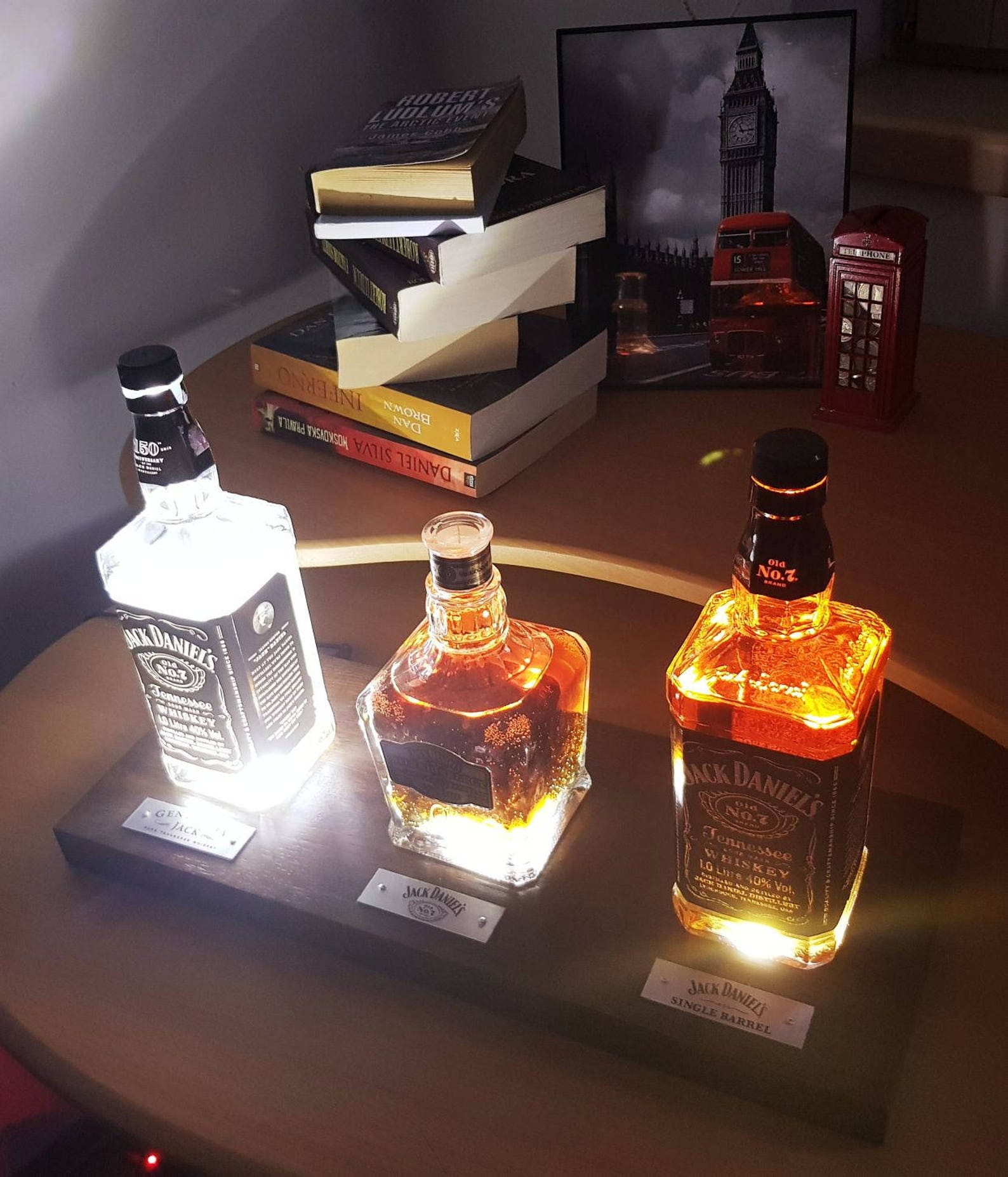 Jack Daniels Wooden LED Shelf Etsy