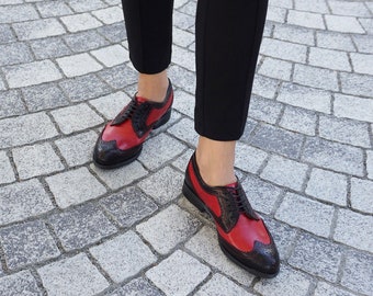 wide width oxford heels