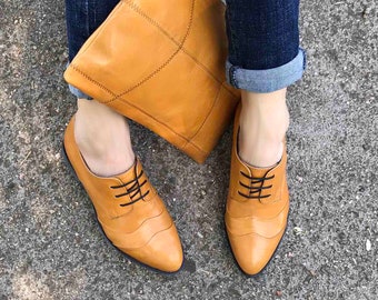 women's slip on oxford shoes