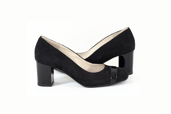 wide heel shoes womens