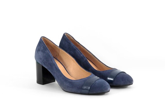 Blaue Schuhe Damen Mit Kleinem Absatz Amerika Rafflesia Arnoldi Überfliegen blaue schuhe damen mit kleinem