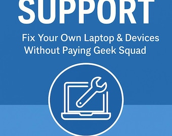 Reparación de computadoras: libro electrónico (hazlo tú mismo) / Soluciona problemas de Wi-Fi, impresora y portátil en casa / Descarga instantánea en PDF