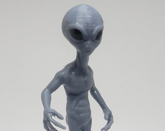 Grey Alien Figurine Ufo Extraterrestrial Area 51 From Outer