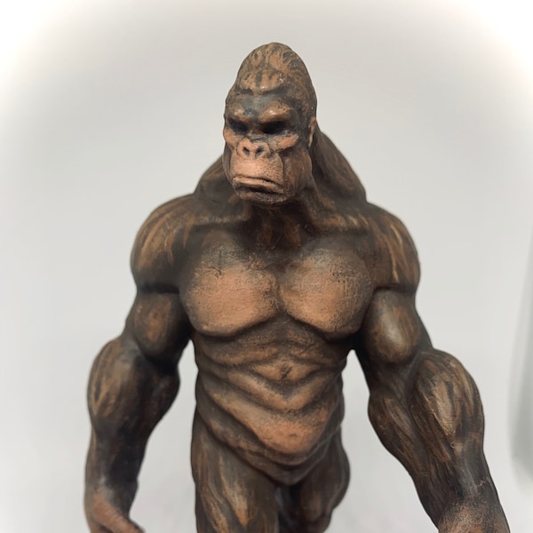 Bigfoot Sasquatch Figure with Base | Collectible Mythical Decor | Perfect Gift for Cryptozoology Enthusiasts