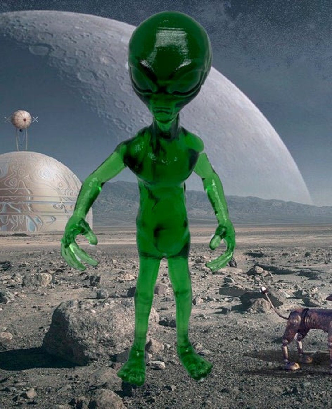 【一点物/F30号】Famous Alien-エリア51の実験台へ-【現代アート Exploring the Longest Alien Specimen from Area 51 | TikTok