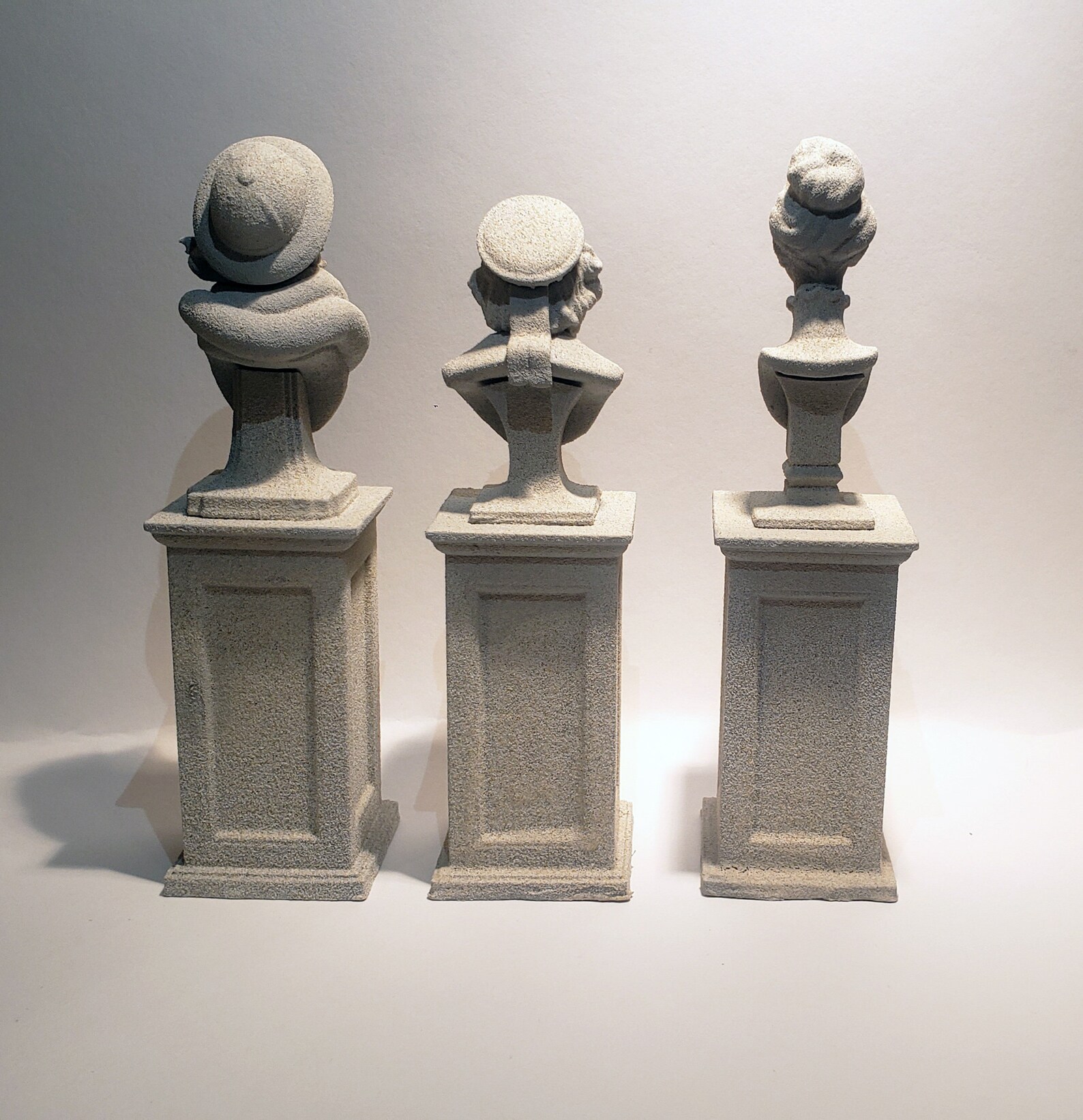 Haunted Mansion Bust Sculpture Set. Fan Art Etsy