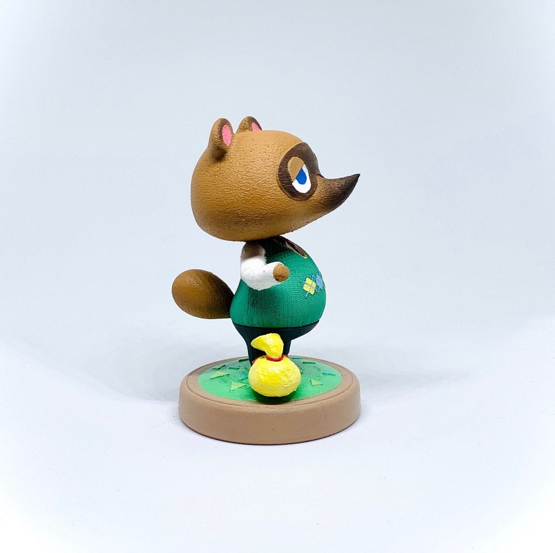 Animal crossing Tom Nook figure 3d printed Etsy