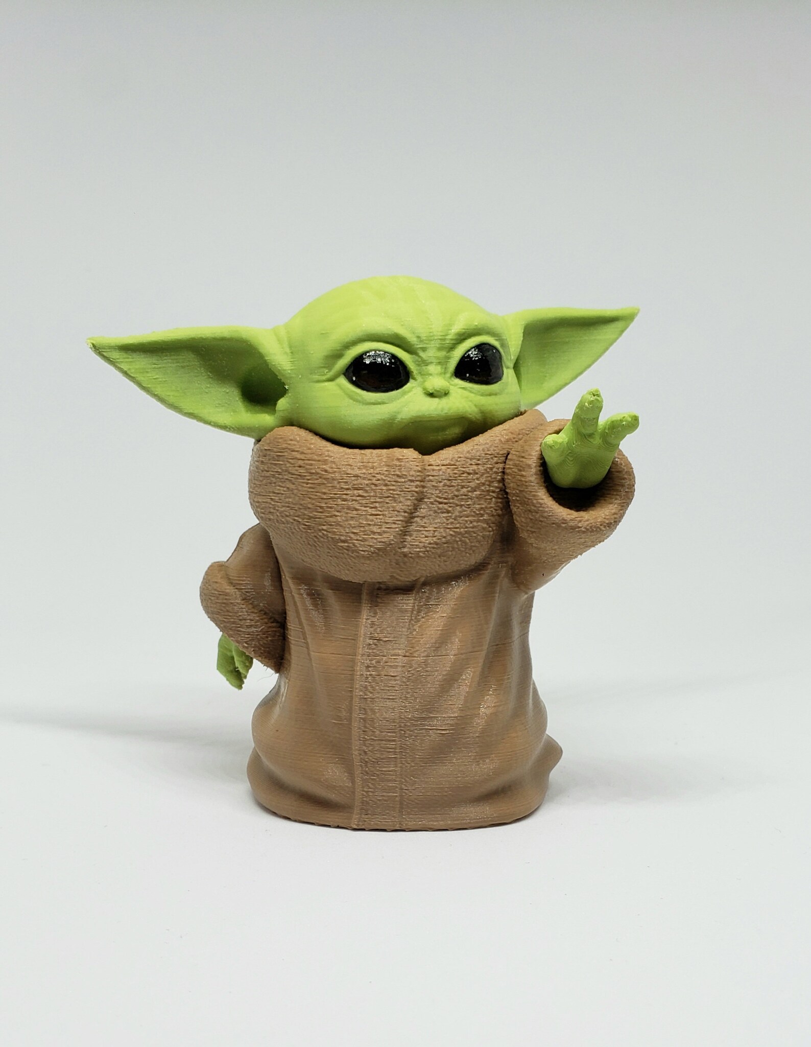 Baby Yoda 3D Printed Figure Fan Art Etsy