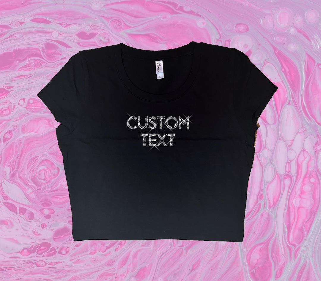 Custom Inked Twisted Crop Top - Lycra main image 0
