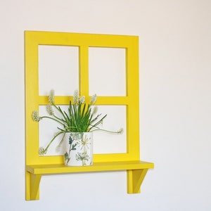 wooden window shelf | wooden shelf for plants | mother&#39;s day wall art | housewarming gift idea | bright home decor | wall mounted shelf |