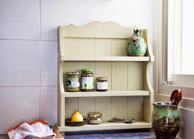 wood spice rack | wooden spice rack | IKEA spice jars compatible | kitchen shelves | spice jars display | coffee tea jars stand |