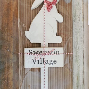 My Garden Wood Sign | Bunny Rabbit Sign | Garden Marker Outdoor ...