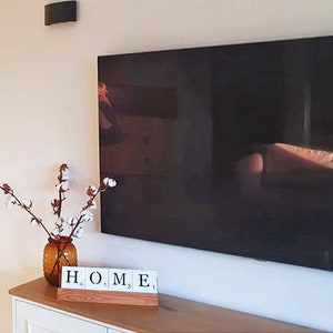 home scrabble style | scrabble rack and tiles |  | entryway decor | home wood sign | hostess gift |