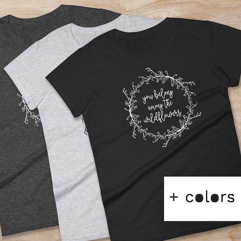 Tom Petty shirt Wildflowers shirt womens tshirt hiking Etsy