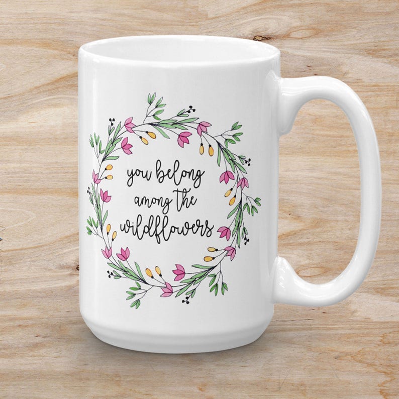 Tom Petty Tom Petty Mug Wildflowers Mug Tom Petty Etsy
