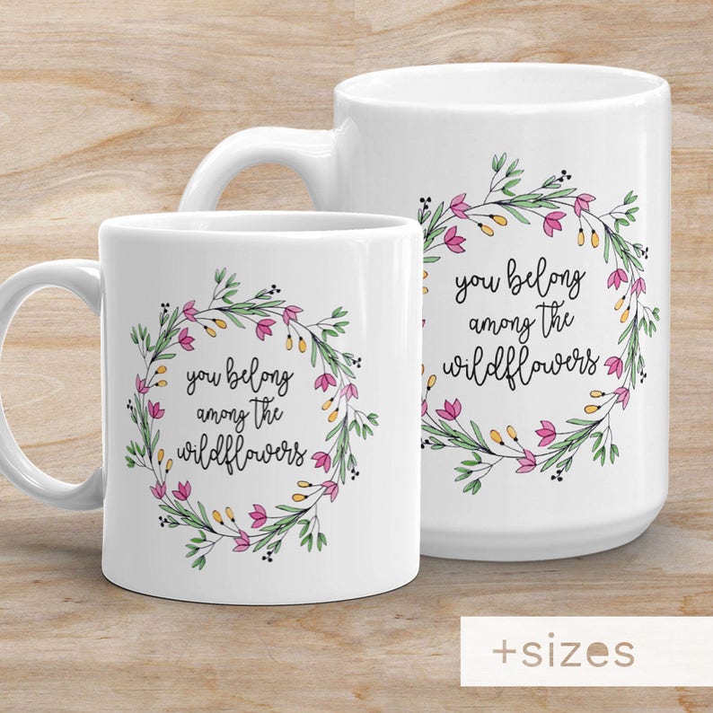 Tom Petty Tom Petty Mug Wildflowers Mug Tom Petty Etsy