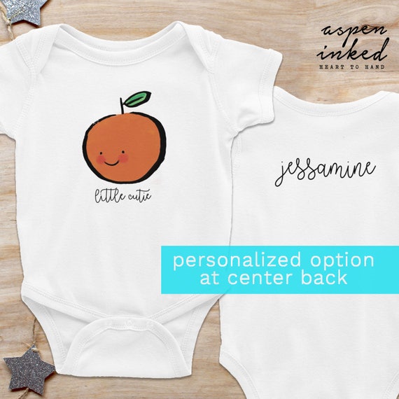 personalized baby bodysuit